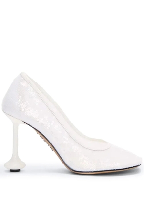LOEWE Toy 90mm pumps - White