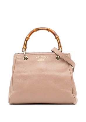 Gucci Pre-Owned 2016-2025 Small Calfskin Bamboo Shopper satchel - Pink