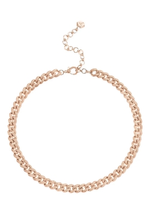 SHAY full-pave link necklace - Pink