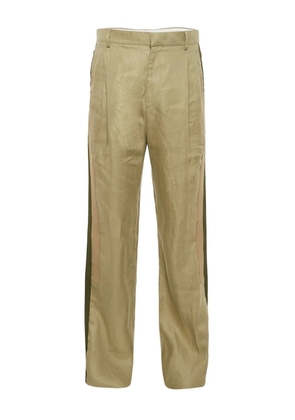 Givenchy Pre-Owned panelled linen trousers - Green