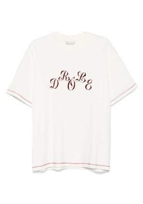 Drôle De Monsieur cotton T-shirt - Neutrals