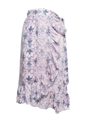 Isabel Marant Vintage floral-print skirt - Pink
