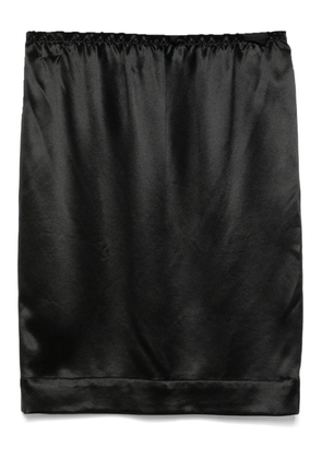 Lanvin Pre-Owned 2009 silk mini skirt - Black