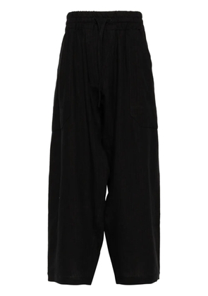 Jan Jan Van Essche drop-crotch trousers - Black