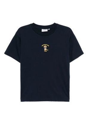 CHOCOOLATE logo-embroidered T-shirt - Blue
