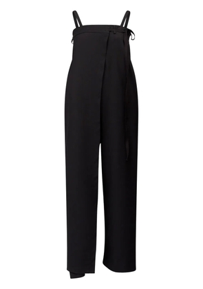 MM6 Maison Margiela single-stitch logo playsuit - Black