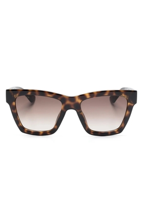 Gucci Eyewear square-frame tortoiseshell sunglasses - Brown