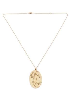 Brooke Gregson 18kt yellow gold Leo diamond pendant necklace