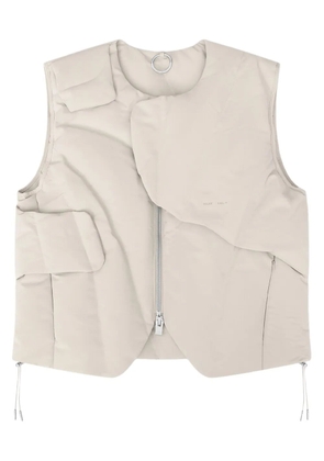 HELIOT EMIL layered padded gilet - Neutrals