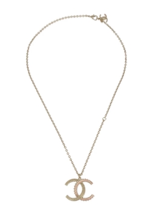 CHANEL Pre-Owned 2018 CC pendant necklace - Gold