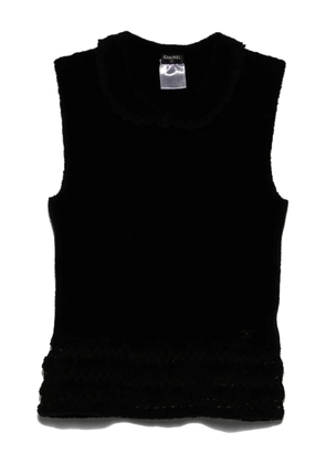 CHANEL Pre-Owned 2002 sleeveless top - Black