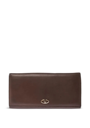 Valentino Garavani Pre-Owned V Ring wallet - Brown
