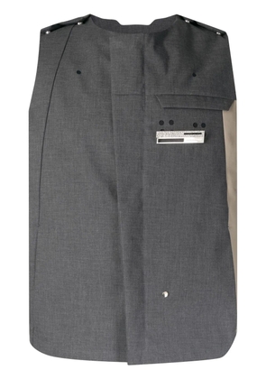 A-COLD-WALL* panelled gilet - Grey