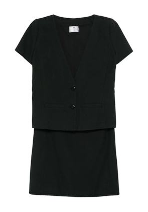 Courrèges Pre-Owned 2000s cotton suit - Black