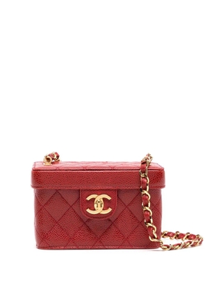 CHANEL Pre-Owned 1992 CC Turn-lock mini bag - Red