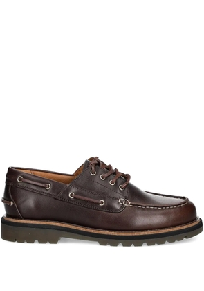 VAGABOND lace-up boat shoes - Brown