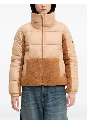 Columbia embroidered-logo padded jacket - Neutrals