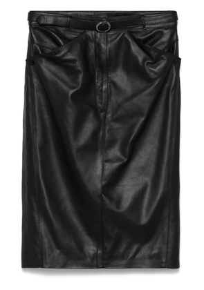 Manokhi Dua midi skirt - Black