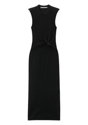 Alexander Wang knotted midi dress - Black