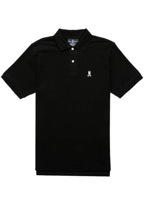 Psycho Bunny piqué-weave polo shirt - Black