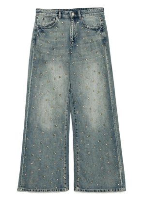 JNBY bead-embellished jeans - Blue