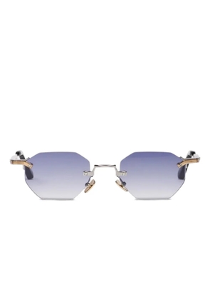 John Dalia geometric-frame sunglasses - Purple