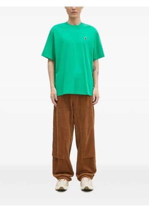 A BATHING APE® logo-appliqué cotton T-shirt - Green