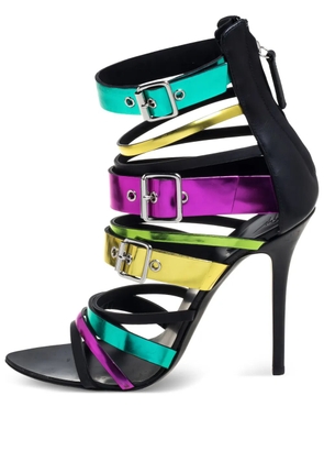 Giuseppe Zanotti Vintage 120mm buckle cage sandals - Yellow
