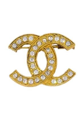 CHANEL Pre-Owned 1990-2000s CC logo brooch - Gold