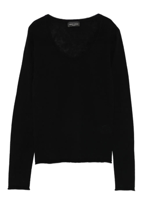 Roberto Collina V-neck jumper - Black