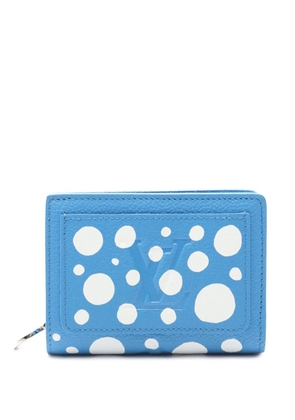 Louis Vuitton Pre-Owned 2021-2025 Yayoi Kusama Monogram Empreinte Portefeuille Claire Wallet small wallets - Blue