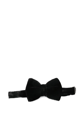 Emporio Armani velvet bow tie - Black