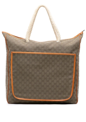 Gucci Pre-Owned 2016-2025 GG Canvas Rope tote bag - Brown