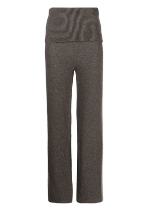 Off-White Languid straight leg knitted trousers - Grey