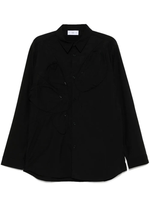 Post Archive Faction multiple-pockets shirt - Black