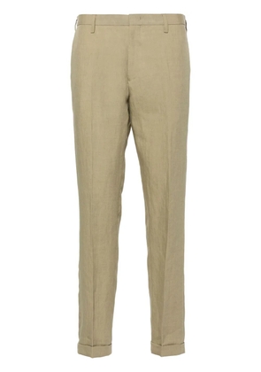 Paul Smith linen tapered trousers - Green
