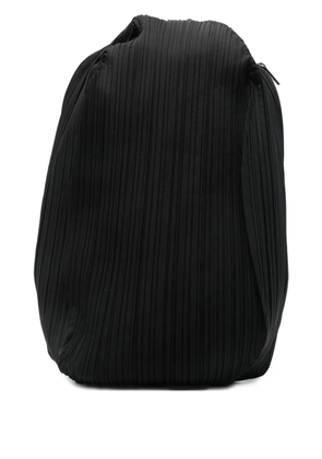 Pleats Please Issey Miyake pleated zip backpack - Blue