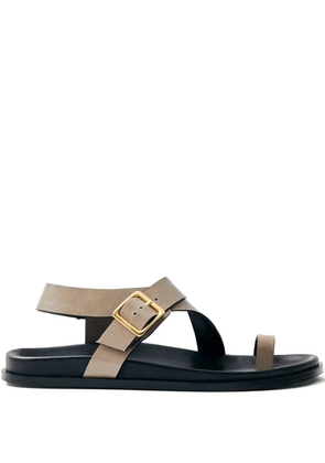 ALOHAS leather sandals - Neutrals