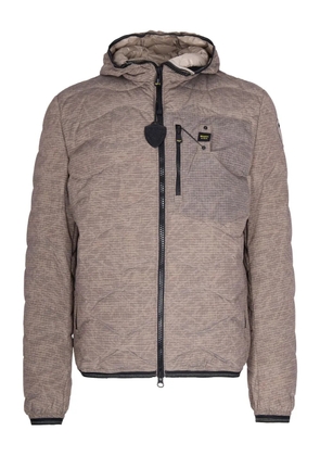 Blauer hooded quilted jacket - Neutrals