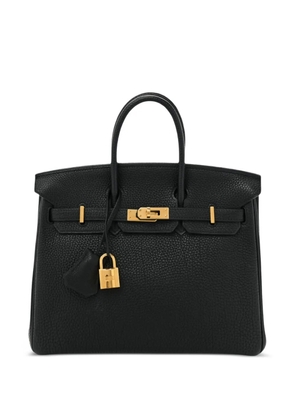 Hermès Pre-Owned 2024 noir Birkin 25 Togo gold hardware handbag - Black
