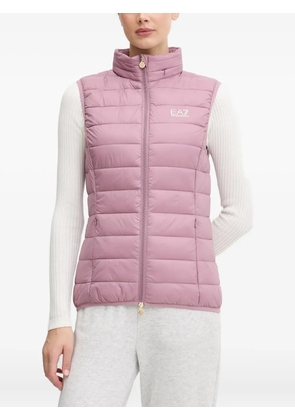 Ea7 Emporio Armani logo-detail padded gilet - Pink