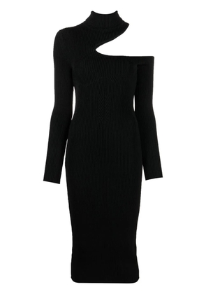 TOM FORD cut-out midi knit dress - Black