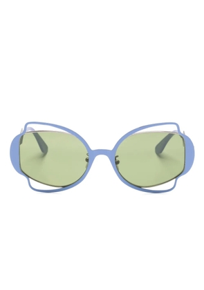 Marni Eyewear Route Of The Sun oversize-frame sunglasses - Purple