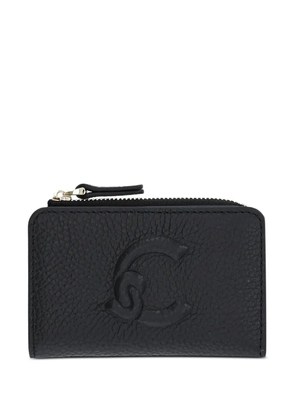 Coccinelle embossed-logo zip-around wallet - Black