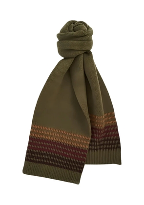 Barbour knitted scarf and beanie set - Green