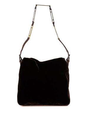 Fendi Pre-Owned 20th Century Velvet shoulder bag - Brown