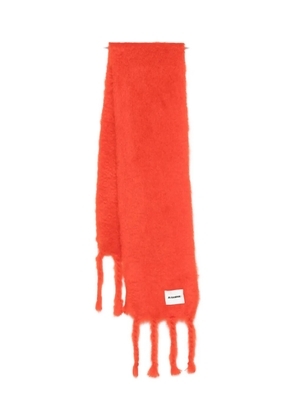 JIL SANDER+ logo-patch scarf - Red