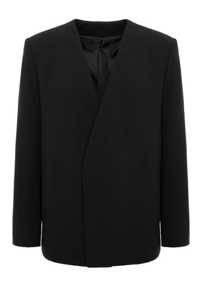 HAMZA V-neck jacket - Black