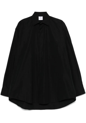 VETEMENTS logo-embroidered shirt - Black