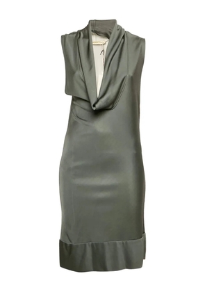 Balenciaga Pre-Owned cowl-neck midi dress - Grey